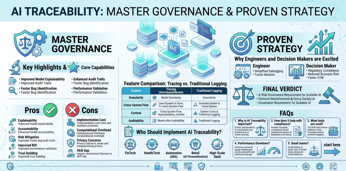 Master 1 proven strategy of AI Traceability with governance