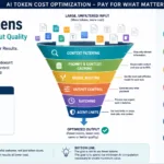 Save AI tokens – Practical cost-cutting methods for AI token cost optimisation strategies. Learn practical ways to save AI tokens with context trimming, caching, model routing, batching, shorter outputs, and smarter agent architecture
